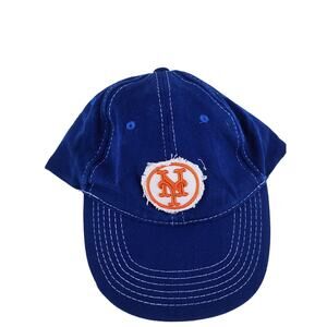 New York Mets Old School Nathan's Famous Hot Dogs Adjustable Hat Rare Vintage